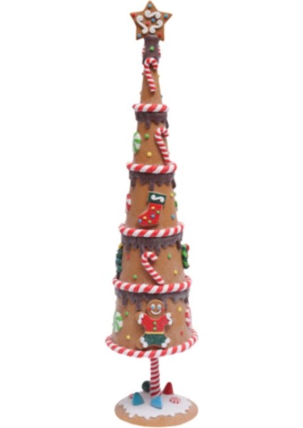 Happy Sugar Cookie Konik Stantlı Dekor 45 cm
