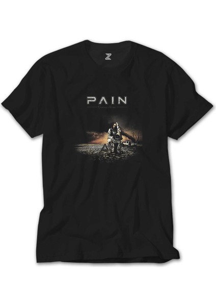 Pain Coming Home Siyah Tişört