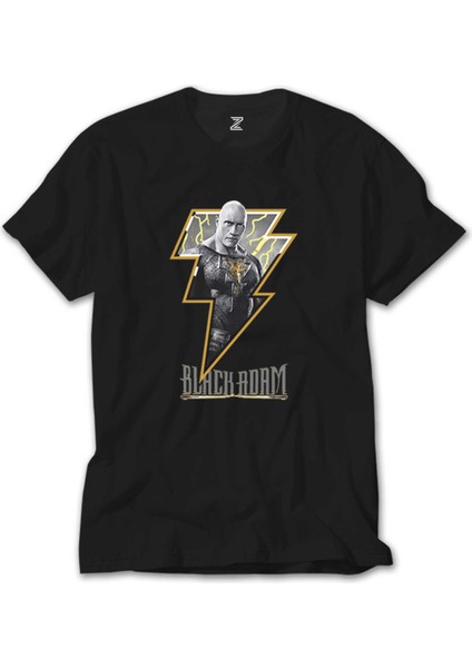 Black Adam Logo Siyah Tişört