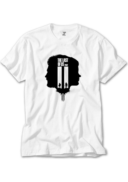 The Last Of Us 2 Ellie Joel Face Beyaz Tişört