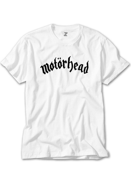 Motörhead Logo Yazı White Beyaz Tişört