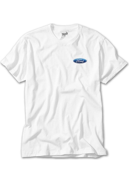 Ford Logo Beyaz Tişört