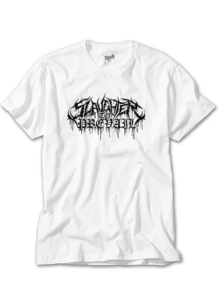 Slaughter To Prevail Logo Beyaz Tişört