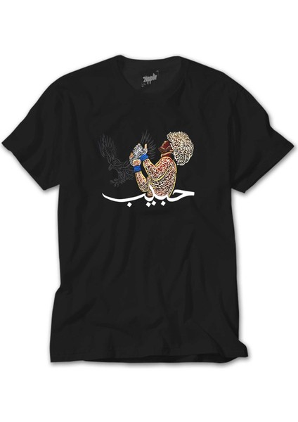 Khabib Kartal Graphic Siyah Tişört
