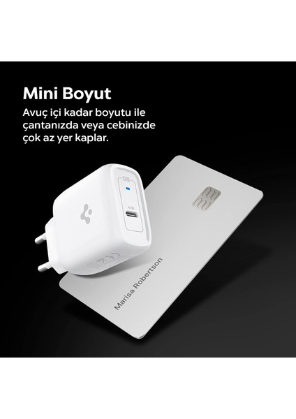 45W USB-C Hızlı Şarj Aleti + Örgü Şarj Kablo Samsung PPS 2.0 / Isı Düşürücü GaN Destekli Akım Korumalı Güç Adaptörü Super Hızlı Şarj iPhone & Android & iPad & MacBook Type-C - ACH02589