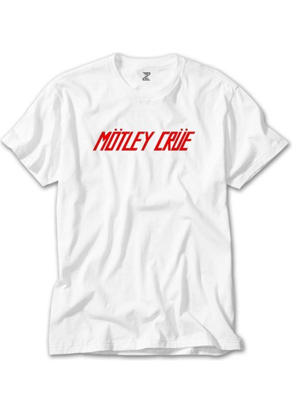 Mötley Crüe 1981 Beyaz Tişört