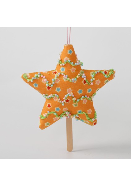 Happy Sugar Turuncu Yıldız Süs 17 cm