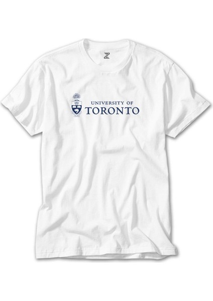 Toronto University Logo Beyaz Tişört
