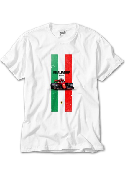 F1 Italian Gp Beyaz Tişört