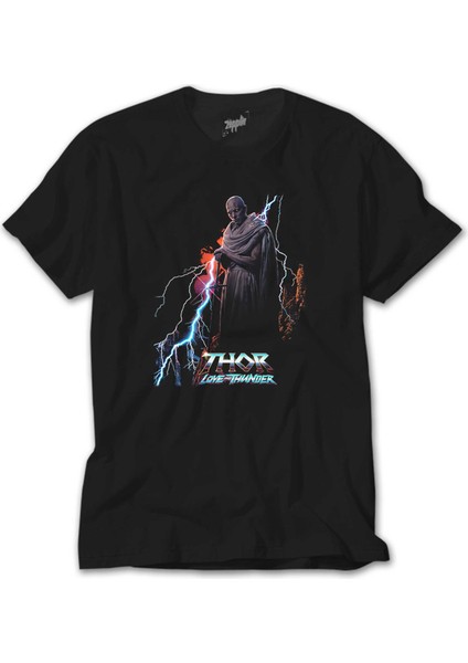 Thor Love And Thunder Gorr Siyah Tişört