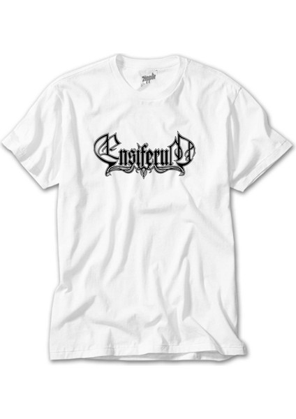 Ensiferum Logo Beyaz Tişört