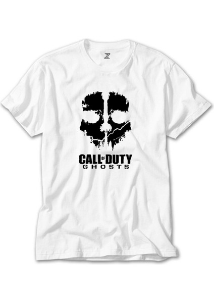 Call Of Duty Black Ghosts Beyaz Tişört
