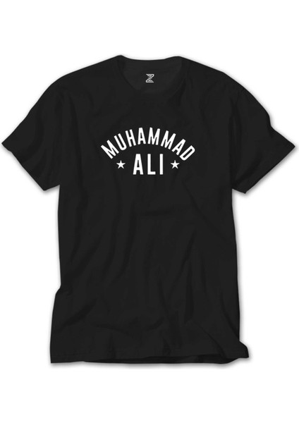 Muhammed Ali Text Siyah Tişört
