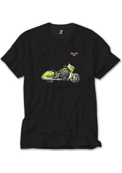 Victory Vison Green Siyah Tişört