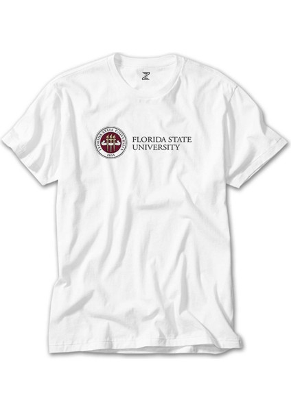 Florida State University Logo Beyaz Tişört