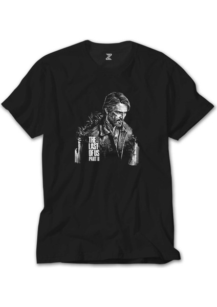 The Last Of Us Joel Siyah Tişört