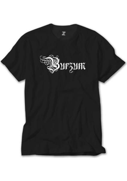 Burzum Design Logo Siyah Tişört