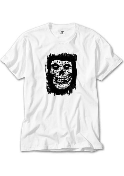Misfits Die Die My Darling Beyaz Tişört