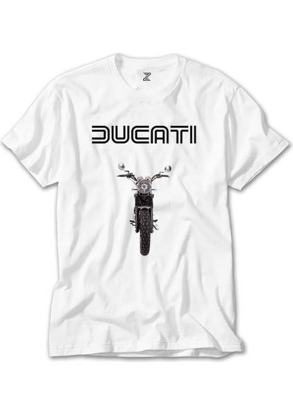 Ducati Scrambler Eıcma Beyaz Tişört