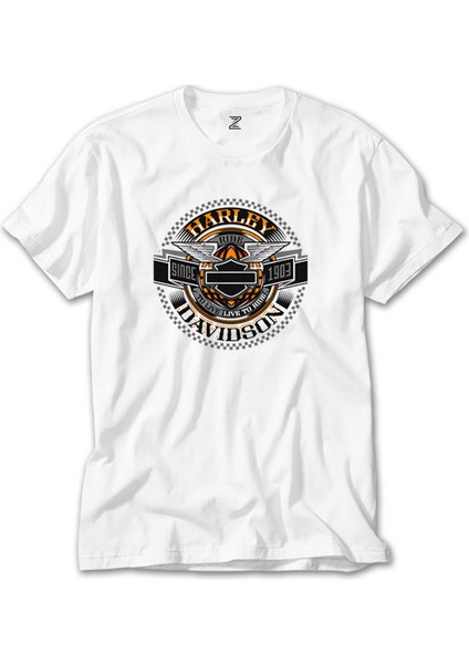 Harley Davidson Motorclothes Beyaz Tişört