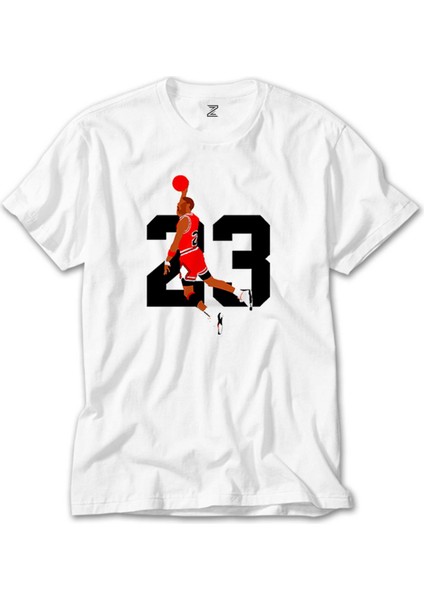 Michael Jordan Smac Beyaz Tişört