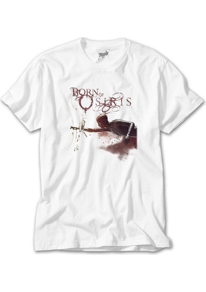 Born Of Osiris The Simulation Beyaz Tişört