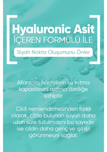 Ac.net & Allantoin Nem Bombası Kağıt Yüz Maskesi 10'lu Paket