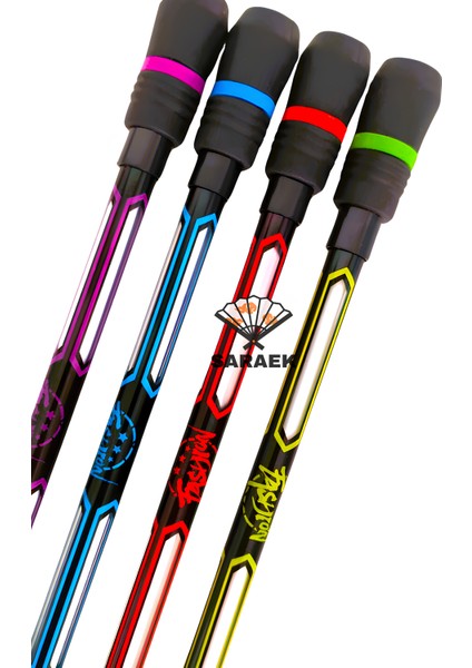 2'li Çevirme Kalemi Spinning Pen Standart Seri (Kırmızı Mavi)