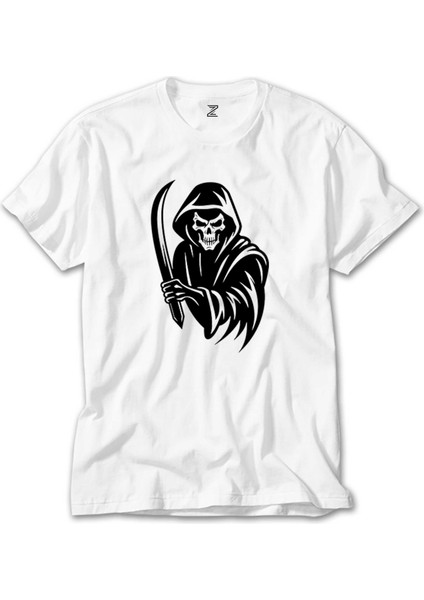 Grim Reaper Sword Beyaz Tişört