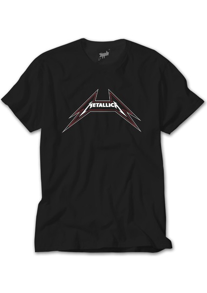 Metallica Outline Siyah Tişört