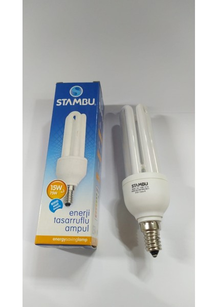 Stambu 15W/75W 6400K E14 Enerji Tasarruflu Ampul