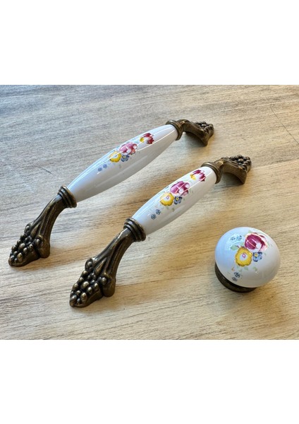 Porselen Mobilya Çekmece Vestiyer Mutfak Dolap Kulbu