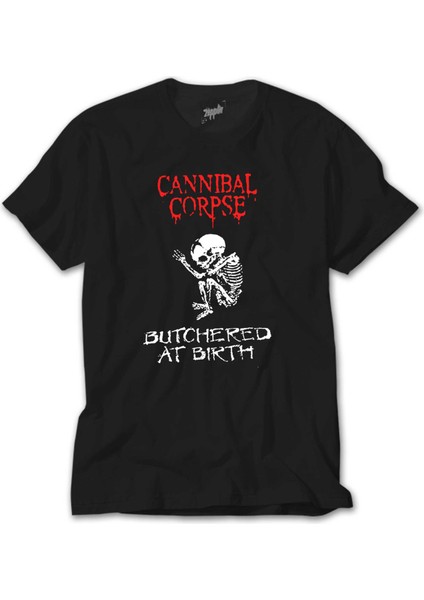 Cannibal Corpse Butchered At Birth Siyah Tişört