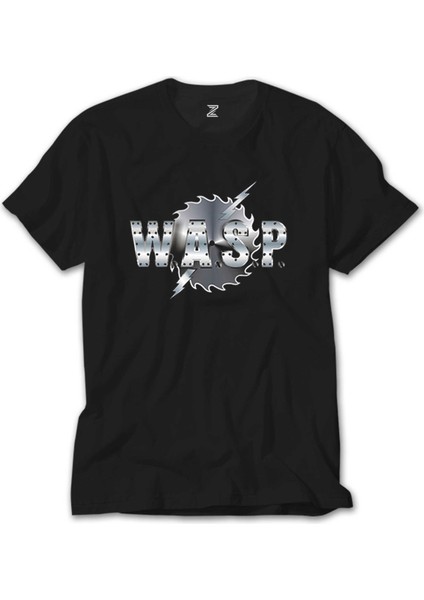 Wasp Logo Siyah Tişört