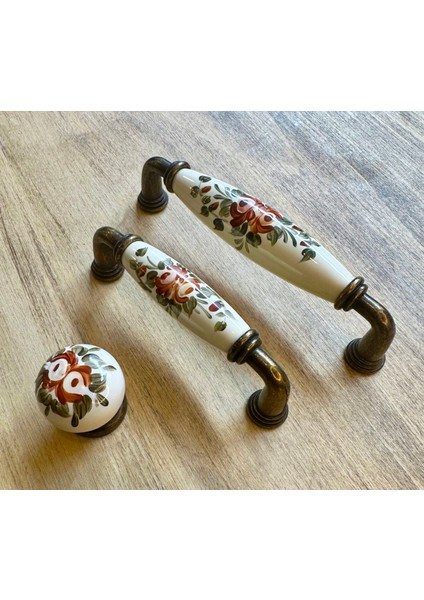 Porselen Mobilya Çekmece Vestiyer Mutfak Dolap Kulbu