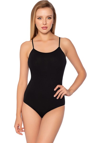 Ip Askılı Likralı Pamuk Kadın Çıtçıtlı (Kancalı) Body