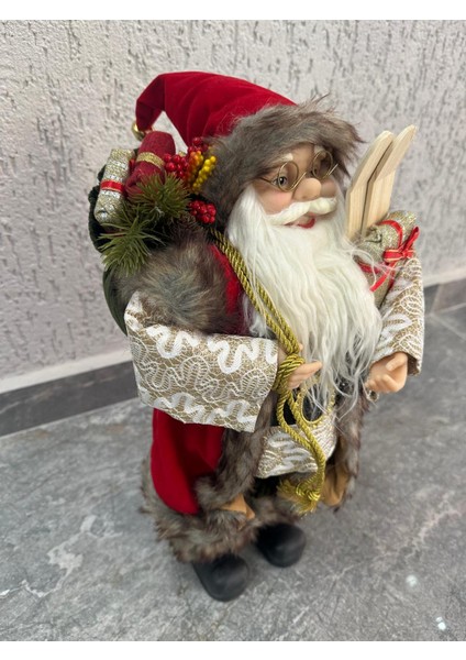 Noel Baba 45 cm Dekoratif Biblo Yılbaşı Süs