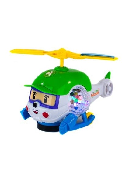 Oyuncak Helikopter Sevimli Helikopter Işıklı Sesli 22 cm