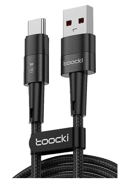 66W Hasırlı USB To Type-C Pd Hızlı Şarj Kablosu 1metre