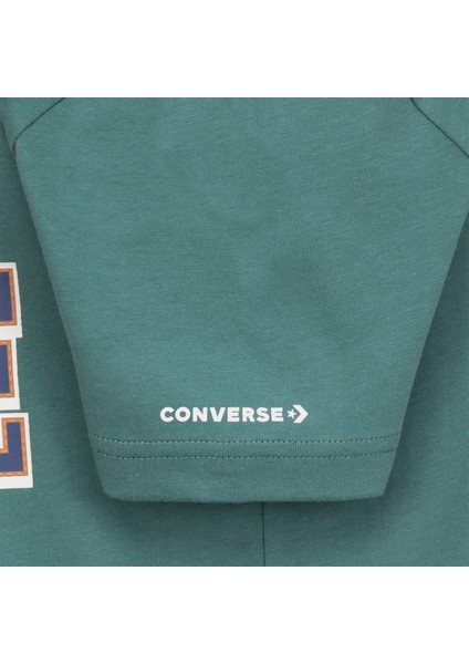 Script Sneaker Organic Jersey Çocuk Yeşil T-Shirt fırsatları