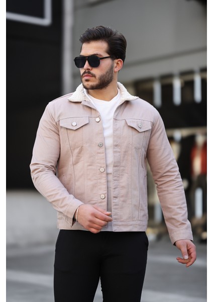 Erkek Içi Kürklü Kot Ceket modelleri