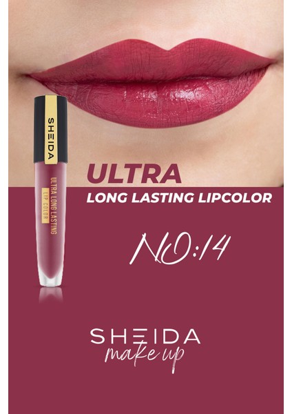 Ultra Long Lastıng Lıpcolor (Likit Ruj) No:14