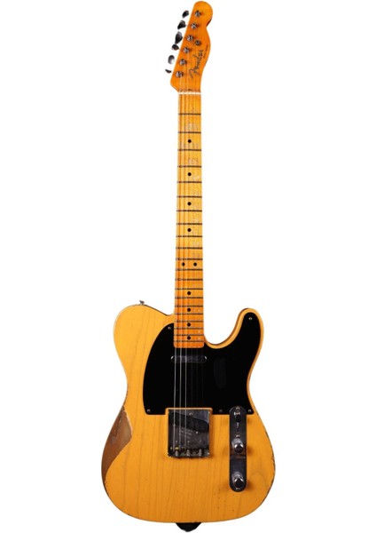 Custom Shop Masterbuilt Telecaster Elektro Gitar - Butterscotch