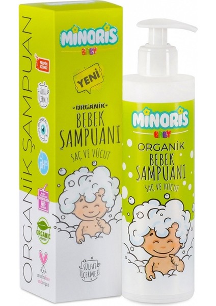 Baby Organik Saç ve Vücut Şampuanı 400ML