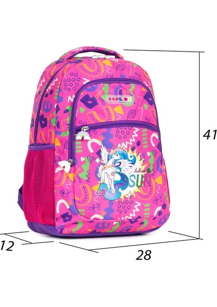 Unicorn Figürlü Çok Bölmeli Ilkokul Sırt Çantası ve Beslenme Çantası fırsatları