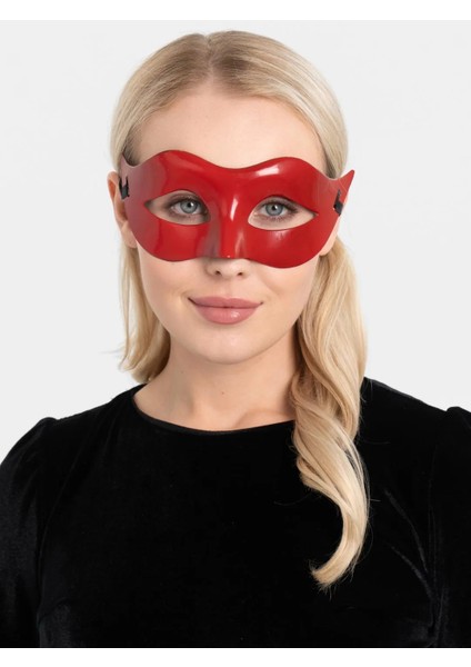 Nessiworld Kırmızı Renk Masquerade Kostüm Partisi Venedik Balo Maskesi
