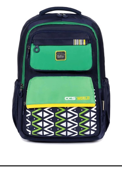 Çok Bölmeli Okul ve Günlük Kullanım Için 15.6 Inç Laptop Bölmeli Su Geçirmez Sırt Çantası