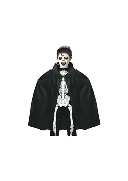 Nessiworld Siyah Renk Yakalı Halloween Pelerini 90 cm