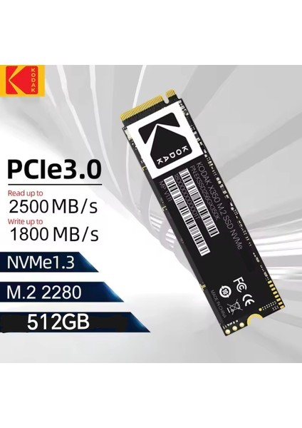 512Gb. X350 Ssd M.2 2280 Nvme PCLe Gen 3.0x4 Yüksek Hızlı 2500MBs.