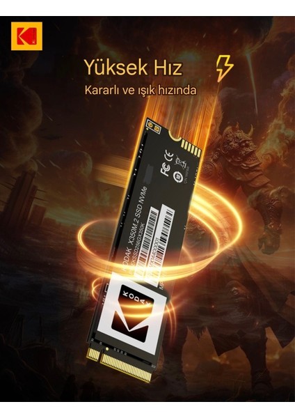 512Gb. X350 Ssd M.2 2280 Nvme PCLe Gen 3.0x4 Yüksek Hızlı 2500MBs.